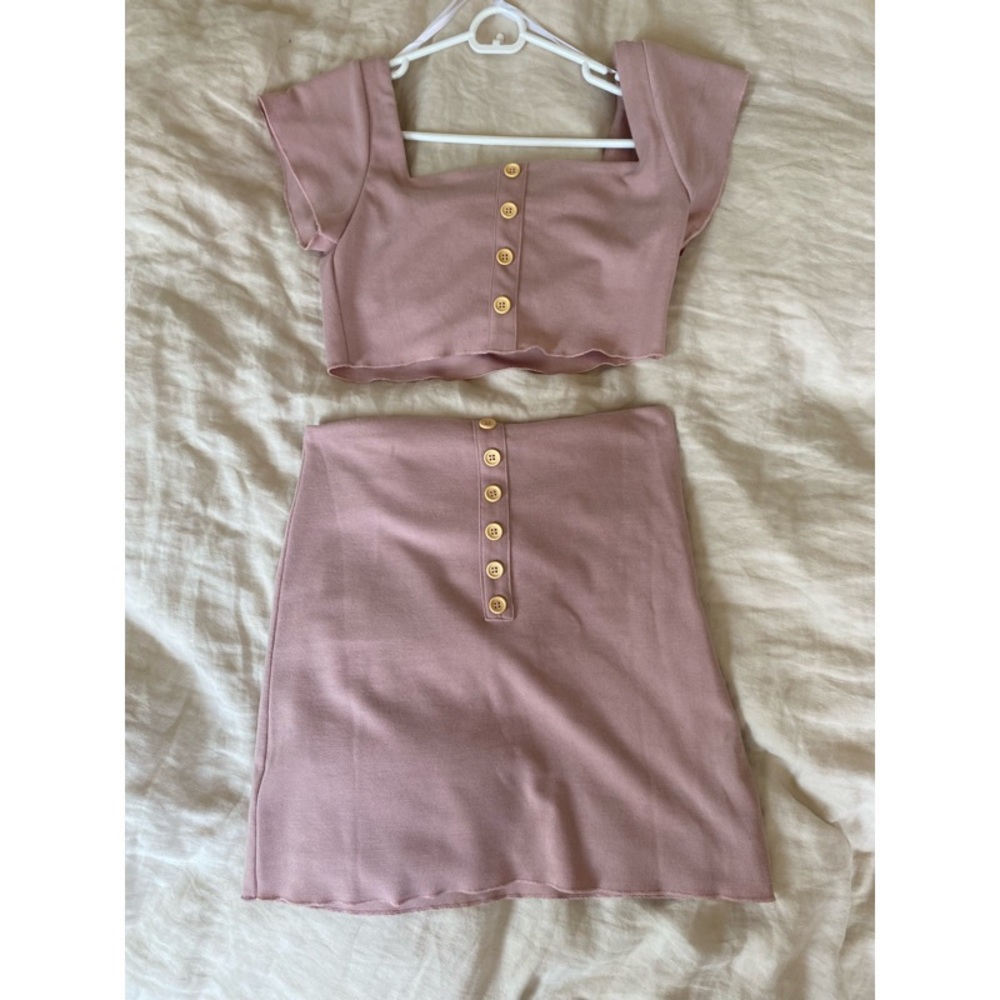 Sabo Skirt - Tulip top and skirt, color musk, size US small - Picture 2 of 4